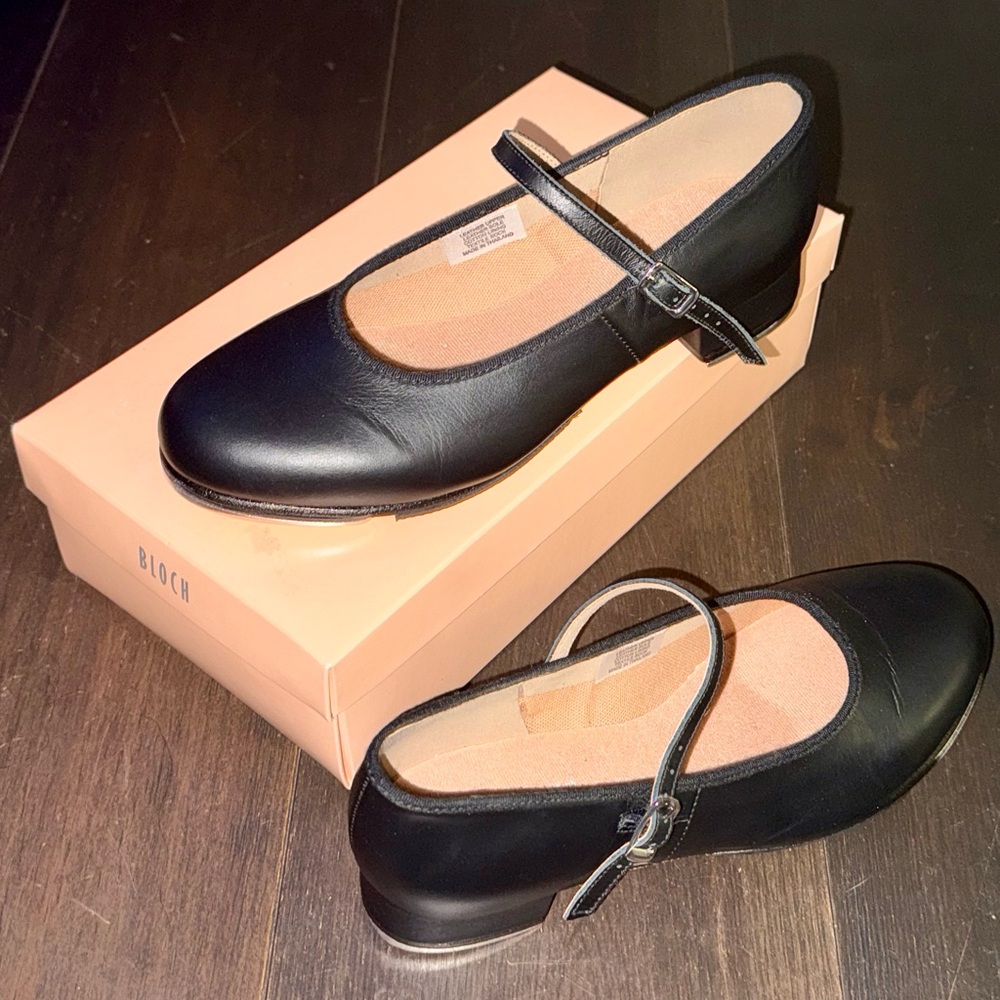 Bloch Black Leather Mary Jane